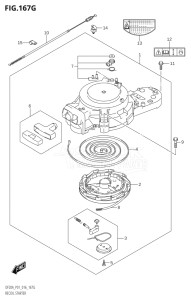 00995F-610001 (2016) 9.9hp P01-Gen. Export 1 (DF9.9B  DF9.9BR  DF9.9BT) DF9.9B drawing RECOIL STARTER (DF15ATH:P01)