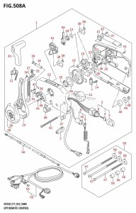 DF225T From 22503F-240001 (E40)  2022 drawing OPT:REMOTE CONTROL (020,021)