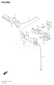 DF25A From 02504F-140001 (P01)  2021 drawing CLUTCH ROD (DF25A,DF25ATH,DF30A,DF30ATH)