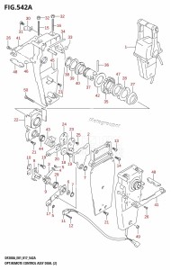 DF200AZ From 20003Z-710001 (E01 E40)  2017 drawing OPT:REMOTE CONTROL ASSY DUAL (2)