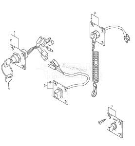 DF140 From 14001F-371001 (E40)  2003 drawing OPT:SWITCH