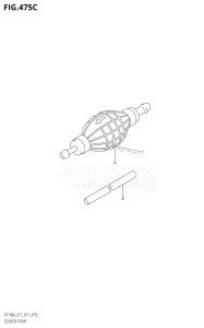 DF115AZ From 11503Z-710001 (E11 E40)  2017 drawing SQUEEZE PUMP (DF115AZ:E11)