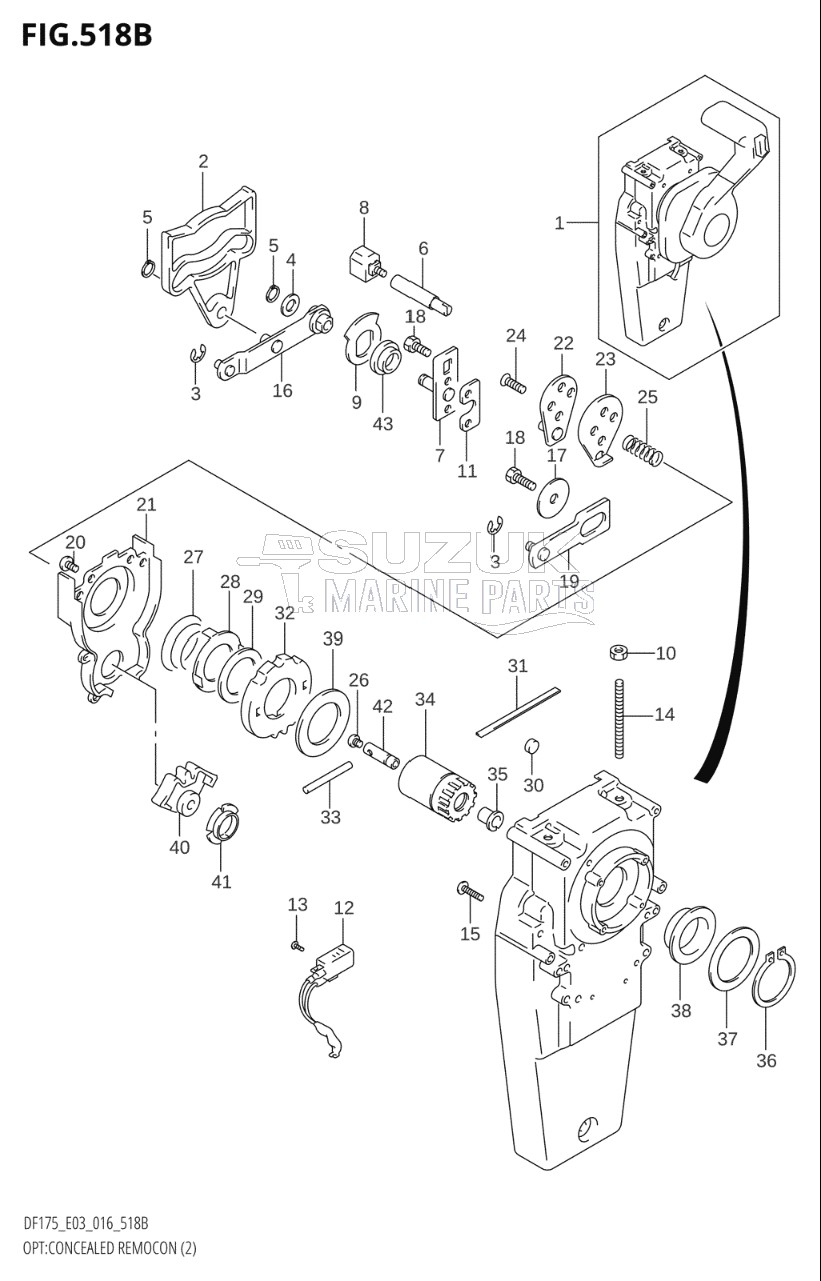 OPT:CONCEALED REMOCON (2) (DF150Z:E03)