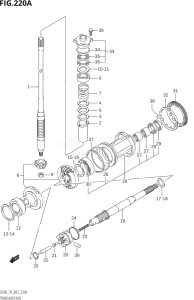 07001F-421001 (2004) 70hp E03-USA (DF70TK4) DF70 drawing TRANSMISSION (W,X,Y)