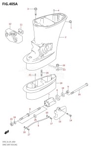 DF40 From 04001F-371001 (E01 E11)  2003 drawing DRIVE SHAFT HOUSING