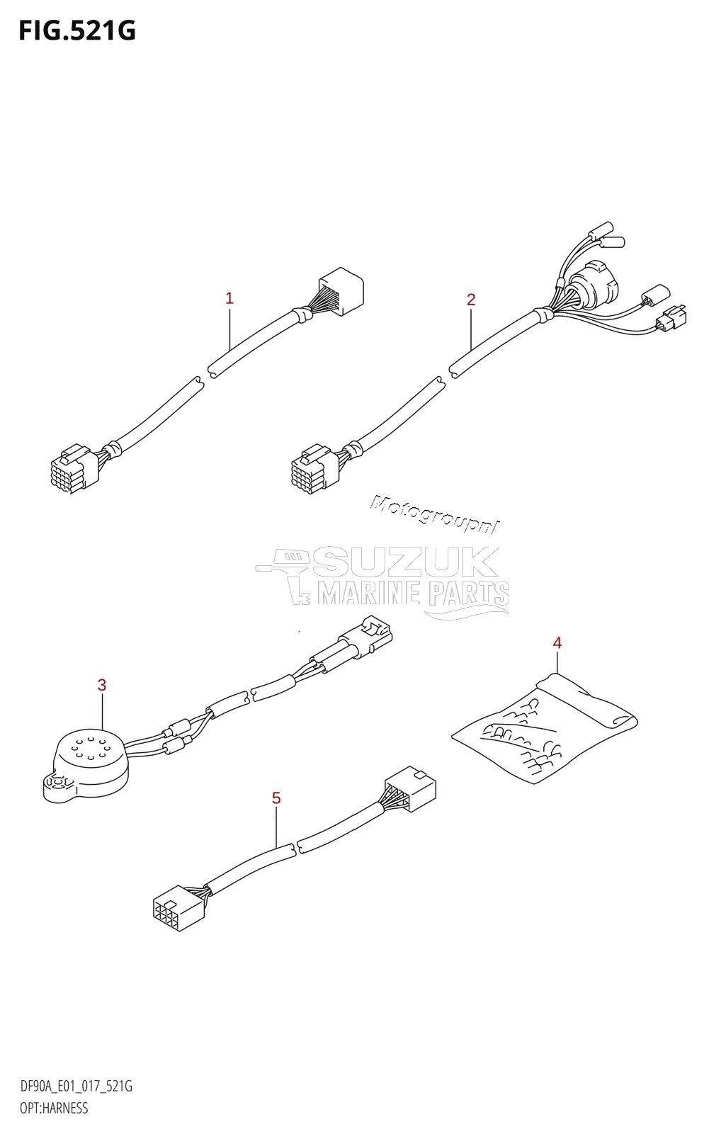 OPT:HARNESS (DF90A:E01)