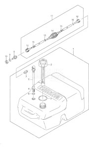 DF 9.9 drawing Opt: Fuel Tank