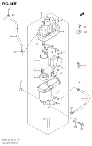 DF115Z From 11502Z-210001 (E01 E40)  2012 drawing FUEL VAPOR SEPARATOR (DF115Z:E40)