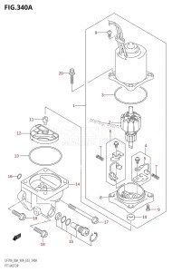 DF70A From 07003F-010001 (E03)  2010 drawing PTT MOTOR