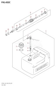 DT9.9A From 00996-810001 (P36 P40 P81)  2018 drawing FUEL TANK (DT9.9AK:P40)