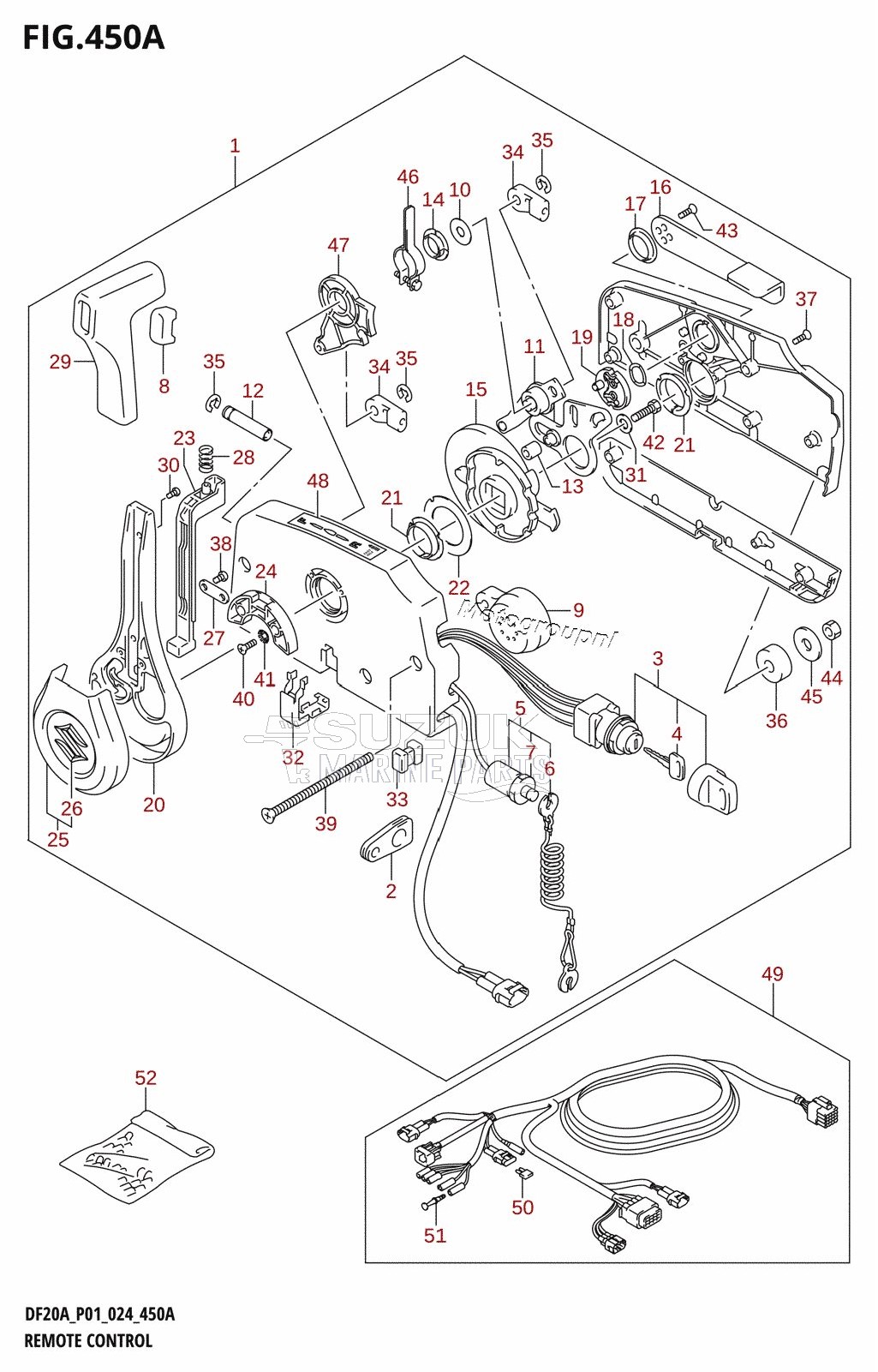 REMOTE CONTROL (DF9.9BR,DF15AR,DF20AR)