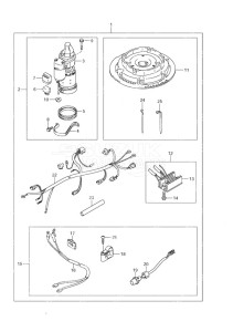 DF 9.9 drawing Starting Motor