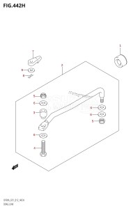 DF70A From 07003F-310001 (E01 E40)  2013 drawing DRAG LINK (DF90A:E40)