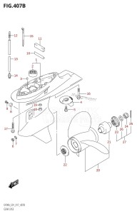 DF70A From 07003F-710001 (E01 E40)  2017 drawing GEAR CASE (DF70A:E40)