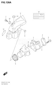 02002F-340001 (2023) 20hp E01 E40-Gen. Export 1 - Costa Rica (DF20A  DF20AR  DF20AT  DF20ATH) DF20A drawing INLET MANIFOLD (SEE NOTE)