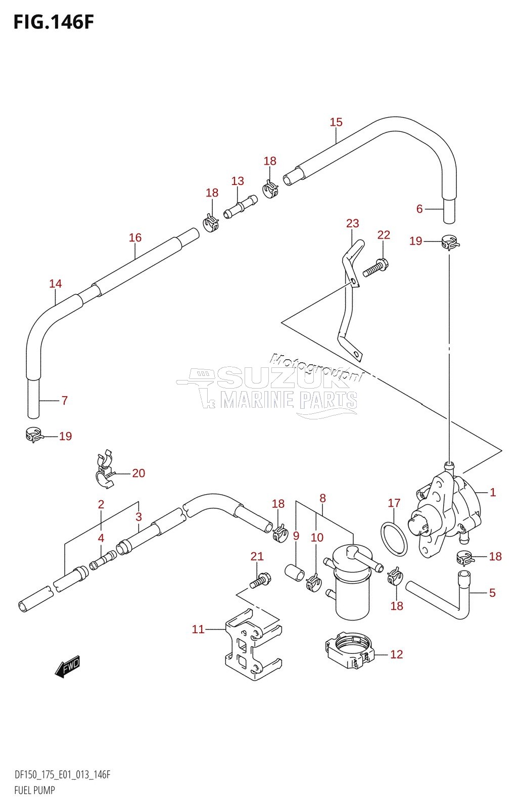 FUEL PUMP (DF175T:E40)