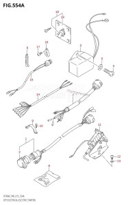 DT40 From 04005K-510001 ()  2015 drawing OPT:ELECTRICAL (ELECTRIC STARTER) (DT40W:P40:E-STARTER)