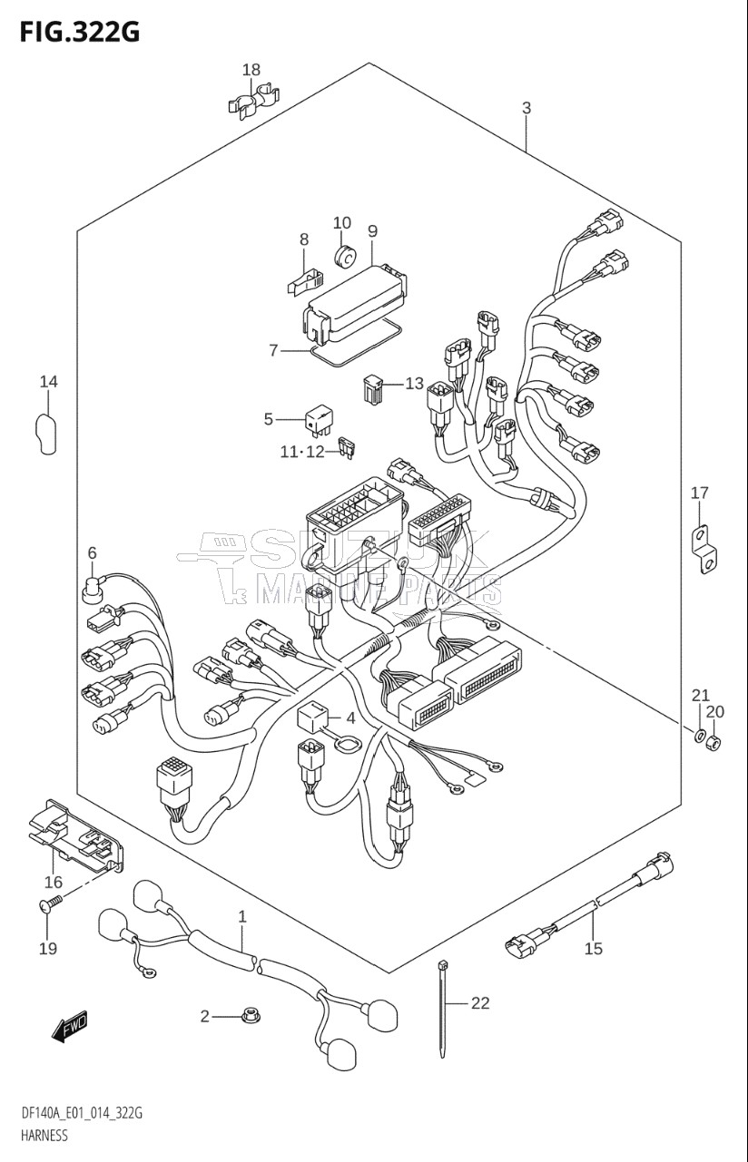 HARNESS (DF140AT:E01)