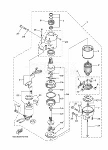 F100B drawing STARTER-MOTOR