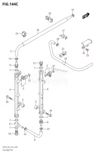 DF225T From 22503F-610001 (E01 E40)  2016 drawing FUEL INJECTOR (DF200Z:E01)