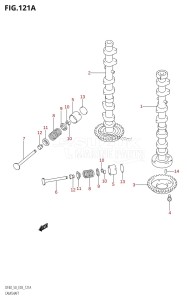 DF40 From 04001F-980001 (E03)  2009 drawing CAMSHAFT