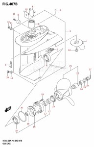 DF25A From 02504F-610001 (P03)  2016 drawing GEAR CASE (DF25AR:P03)