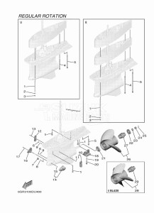 XF375NSA drawing PROPELLER-HOUSING-AND-TRANSMISSION-3