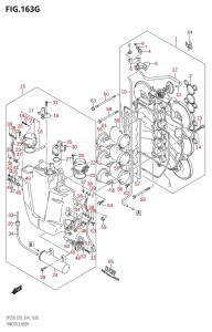 DF225Z From 22503Z-410001 (E03)  2014 drawing THROTTLE BODY (DF250ST:E03)