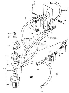 DT8 From 0801-001001 ()  1986 drawing FUEL PUMP