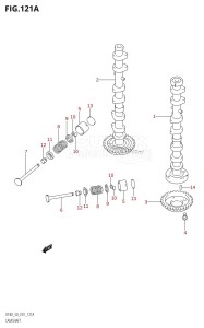 DF50 From 05001F-251001 (E01 E40)  2002 drawing CAMSHAFT