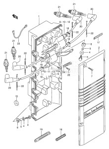 DT200 From 20001-971001 ()  1999 drawing IGNITION COIL DT200S /​ 225 (MODEL:89~00)(*)