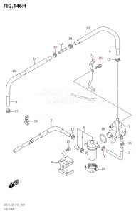 DF150Z From 15002Z-510001 (E01 E40)  2015 drawing FUEL PUMP (DF150ZG:E40)