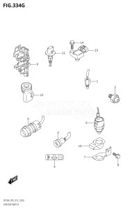 00995F-410001 (2014) 9.9hp P03-U.S.A (DF9.9B  DF9.9BR  DF9.9BT  DF9.9BTH) DF9.9B drawing SENSOR / SWITCH (DF15ATH:P03)