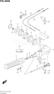 00603F-040001 (2020) 6hp P03-U.S.A (DF6A  DF6A) DF6A drawing TILLER HANDLE