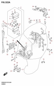 DF325A From 32501F-910001 (E01 E40)  2019 drawing HARNESS