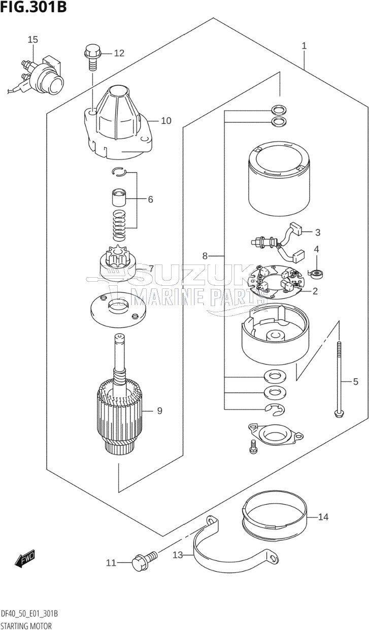 STARTING MOTOR (K1,K2,K3,K4)