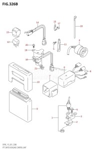 DF115T From 11501F-151001 (E01)  2001 drawing PTT SWITCH /​ ENGINE CONTROL UNIT (K4,K5,K6,K7,K8,K9,K10,011)