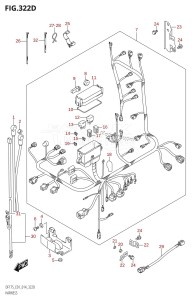 DF175ZG From 17502Z-410001 (E01 E40)  2014 drawing HARNESS (DF150TG:E40)