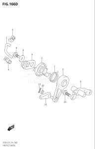 00995F-410001 (2014) 9.9hp P01-Gen. Export 1 (DF9.9B  DF9.9BR  DF9.9BT) DF9.9B drawing THROTTLE CONTROL (DF20AR:P01)