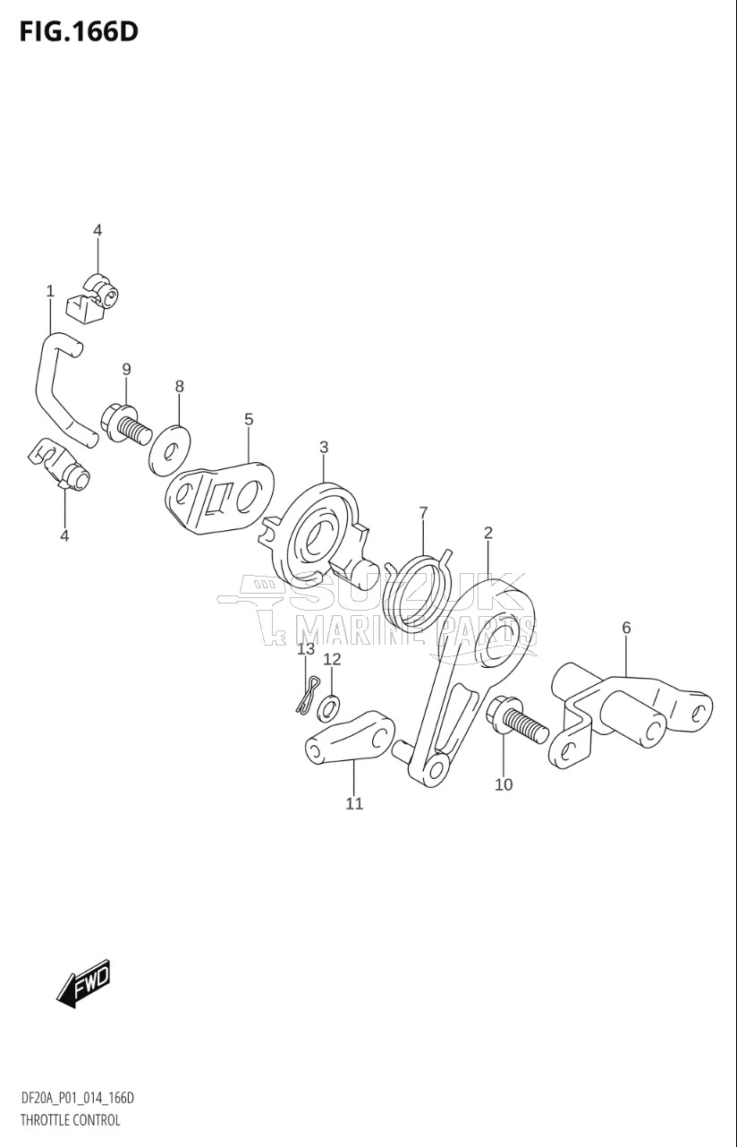 THROTTLE CONTROL (DF20AR:P01)