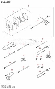 DF50A From 05003F-910001 (E01)  2019 drawing OPT:MULTI FUNCTION GAUGE (DF60A,DF50AVT,DF60AVT)