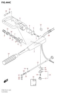 DT40 From 04005K-710001 ()  2017 drawing TILLER HANDLE (DT40WK:P40)