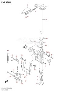 DF8A From 00801F-410001 (P03)  2014 drawing SWIVEL BRACKET (DF9.9AR:P03)