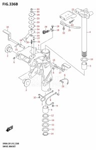 DF40A From 04003F-210001 (E01)  2012 drawing SWIVEL BRACKET (DF40AQH:E01)