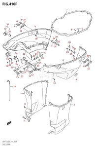 DF175TG From 17502F-410001 (E01 E40)  2014 drawing SIDE COVER (DF150Z:E40)