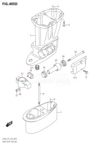 04004F-040001 (2020) 40hp E34-Italy (DF40AST) DF40A drawing DRIVE SHAFT HOUSING (DF60A:E40)