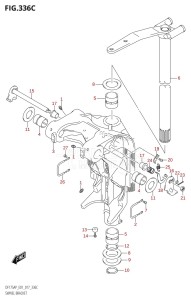 DF175AP From 17503P-710001 (E01 E40)  2017 drawing SWIVEL BRACKET (DF175AP:E01)