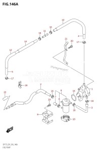 DF175TG From 17502F-610001 (E01 E40)  2016 drawing FUEL PUMP (DF150T:E01)