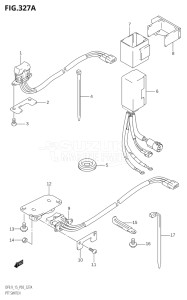 00993F-010001 (2010) 9.9hp P03-U.S.A (DF9.9THK10  DF9.9TK10) DF9.9 drawing PTT SWITCH (DF9.9T,DF9.9TH)