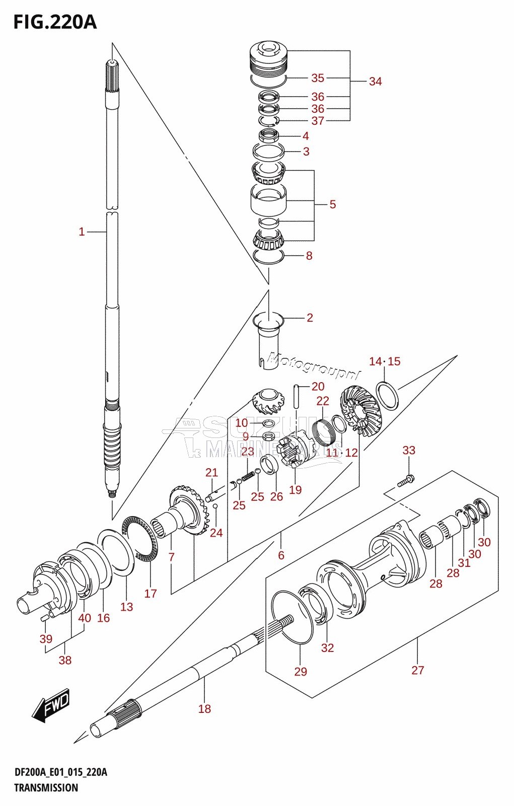 TRANSMISSION (DF200AT:E01)